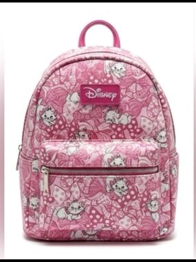 New Bioworld Pink Disney Marie Cat Mini Backpack